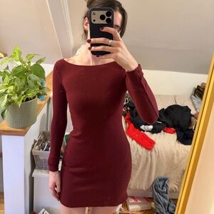 Reformation Ribbed Knit Dress